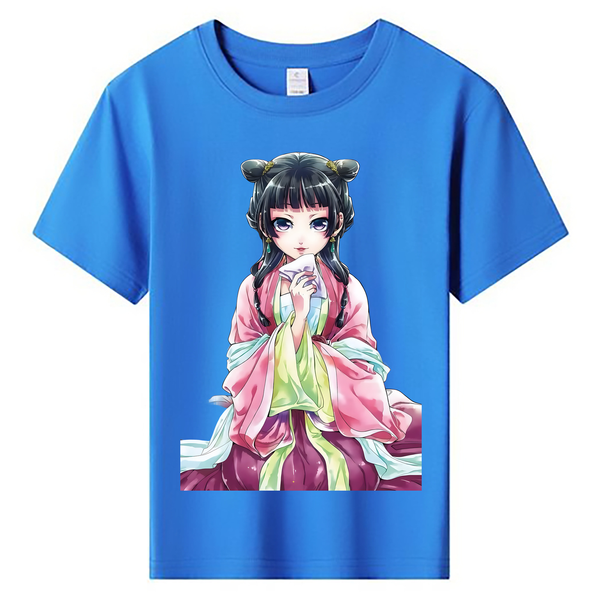 （画像用） 薬屋のひとりごと The Apothecary Diaries 綿100％キッズTシャツ（フロントプリント）